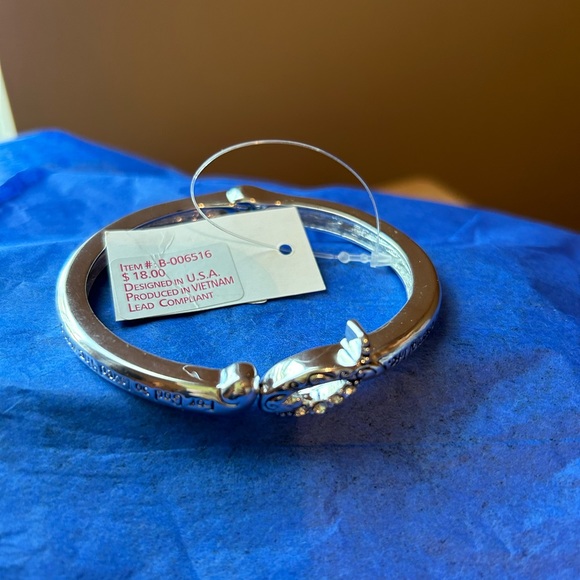 NWT INSPIRATIONAL SILVER BRACELET - Picture 5 of 5